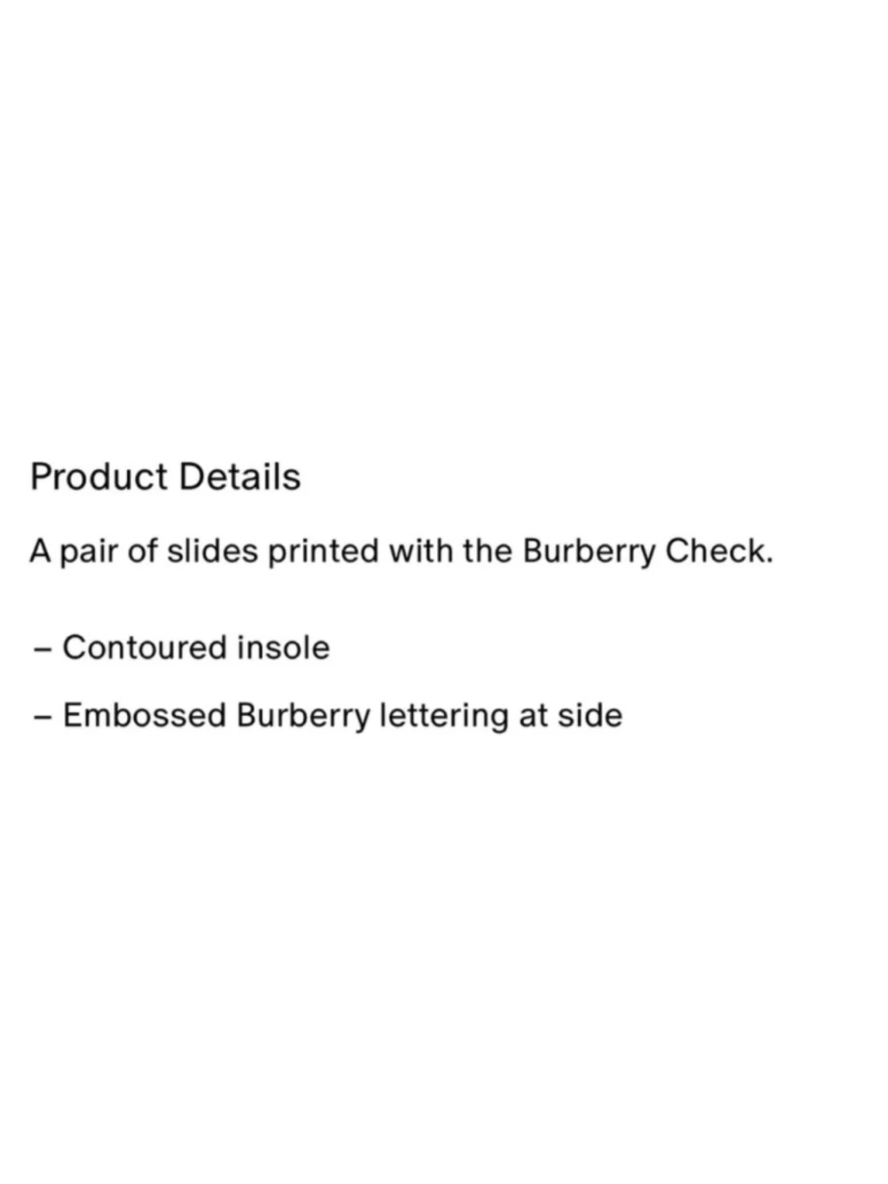 Men's Burberry Check Slides Standard Size 11/44 Beige Black New Classic Check